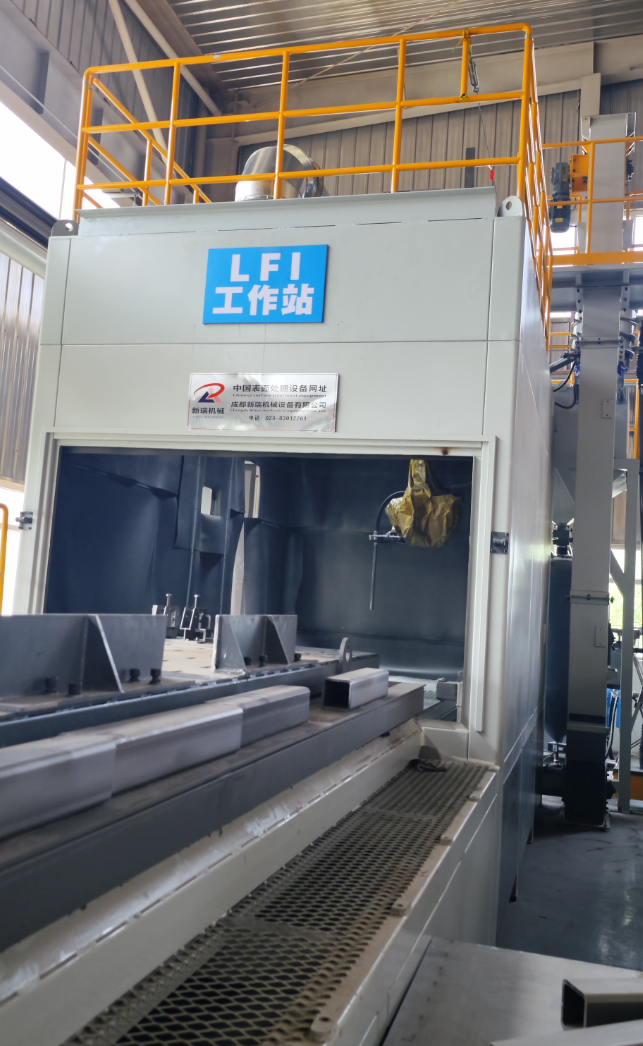 酒泉喷砂机自动化改造 提升生产线产能